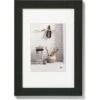Walther-design Bilderrahmen Home HO130B, A4, 21 X 29,7cm, Holzrahmen, Glasscheibe, Schwarz