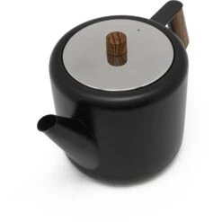 Bredemeijer Tee-Kanne Boston, Edelstahl, Doppelwandig, Schwarz Matt, 1,1 L -Angebote HausGlanz Store 3de28dd7ae0ab99c75456fad51104e3bcbf30362 tee kanne bredemeijer boston edelstahl