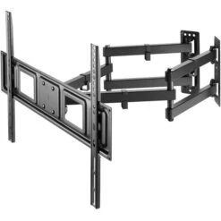 MyWall TV-Wandhalterung HP51L, Schwarz, Zur Eckmontage, Neigbar, Schwenkbar, 32-70 Zoll