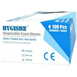 HYGISUN Einmalhandschuhe Intco Nitril, Puderfrei, Schwarz, 100 Stück, Größe M 13 HYGISUN Einmalhandschuhe Intco Nitril, Puderfrei, Schwarz, 100 Stück, Größe M -Angebote HausGlanz Store 3e9bfa1888aa6e232ebe396be9d05753bbbba629 einmalhandschuhe hygisun intco nitril puderfrei