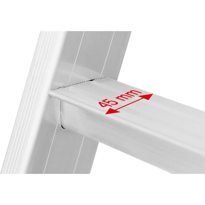 Hymer Schiebeleiter 609204 , 2 X 8 Sprossen, Einhängeleiter Mit Handläufen, Arbeitshöhe: 4,95m 6 Hymer Schiebeleiter 609204 , 2 X 8 Sprossen, Einhängeleiter Mit Handläufen, Arbeitshöhe: 4,95m – Bild 6