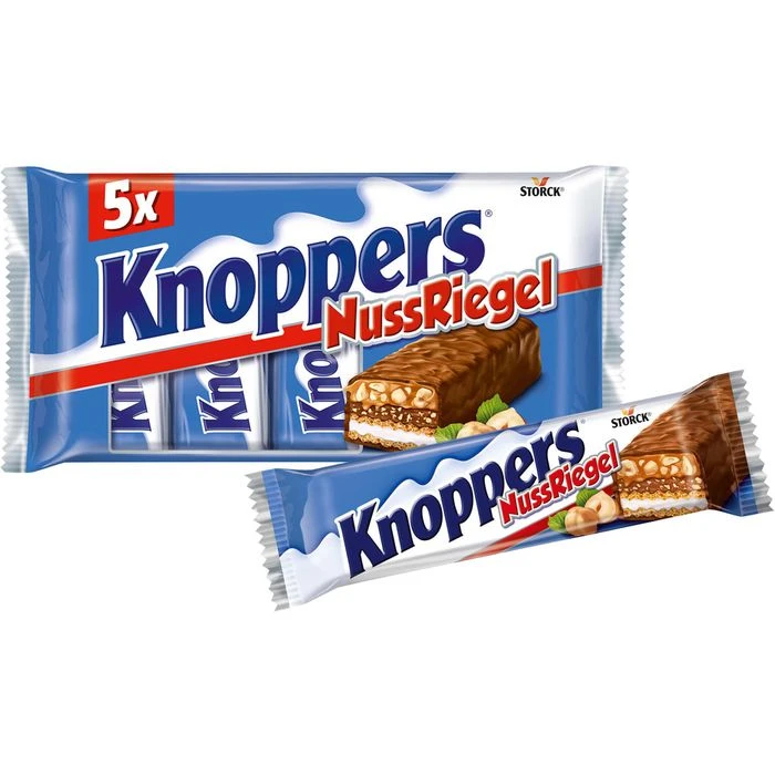 Knoppers Schokoriegel Nussriegel, 200g, Je 40g, 5 Riegel 1 Knoppers Schokoriegel Nussriegel, 200g, Je 40g, 5 Riegel