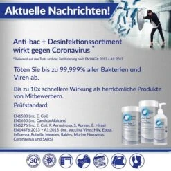 AF Anti-bac+, ABHHR500, Händedesinfektionsgel, Sanitizing Hand Rub, 500ml, Desinfektionsmittel -Angebote HausGlanz Store 4428ce8a70a80fe93f33fb8fd1b4f4736aa5ae76 desinfektionsmittel af anti bac plus abhhr500
