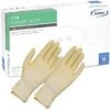 MaiMed Einmalhandschuhe Soft PF Latex, Puderfrei, 74015, Natur, 100 Stück, Größe S