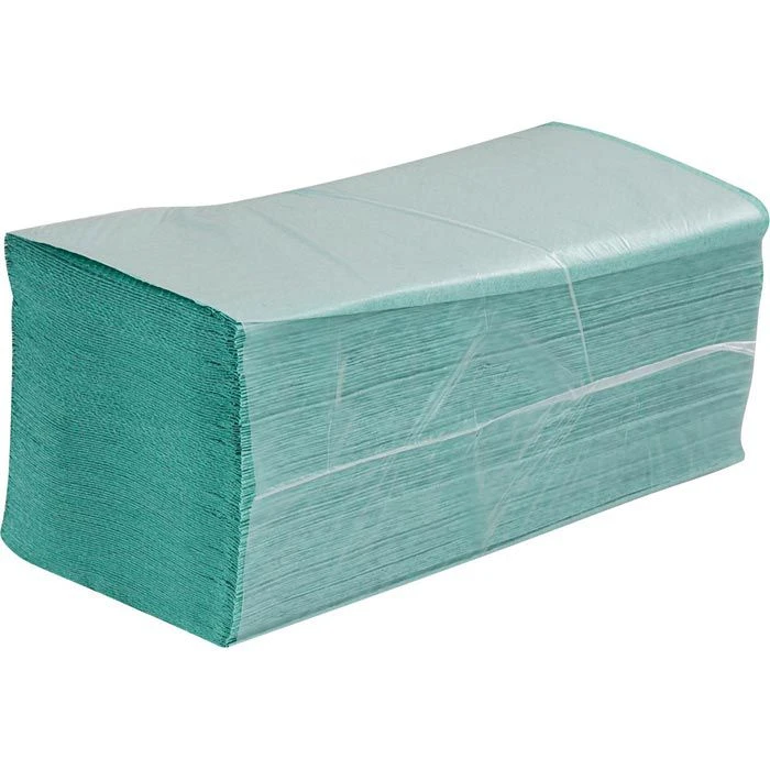 Böttcher-AG Papierhandtücher 1-lagig 25x23 Grün 5000 Stück 2 Böttcher-AG Papierhandtücher 1-lagig 25x23 Grün 5000 Stück – Bild 2