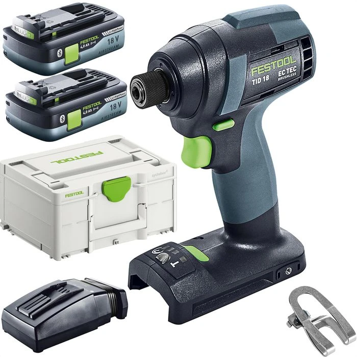Festool Akku-Schlagschrauber TID 18 HPC 4,0 I-Plus, 18V / 4,0Ah, Mit 2 Akkus, Ladegerät Und Koffer 1 Festool Akku-Schlagschrauber TID 18 HPC 4,0 I-Plus, 18V / 4,0Ah, Mit 2 Akkus, Ladegerät Und Koffer