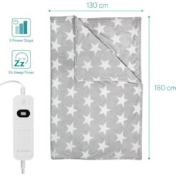 Navaris Heizdecke XXL, Grau, 3 Temperaturen, Abschaltautomatik, 180 X 130cm 14 Navaris Heizdecke XXL, Grau, 3 Temperaturen, Abschaltautomatik, 180 X 130cm -Angebote HausGlanz Store 491bafba3299a9c8cbc90c81c5c47b5296801aa1 heizdecke navaris xxl grau