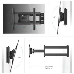 Onkron TV-Wandhalterung M7L-BLK, Schwarz, Neigbar, Schwenkbar, 40-60 Zoll 10 Onkron TV-Wandhalterung M7L-BLK, Schwarz, Neigbar, Schwenkbar, 40-60 Zoll -Angebote HausGlanz Store 49834c29a8640bf6c6dba3fd748ebb963429c214 tv wandhalterung onkron m7l blk schwarz