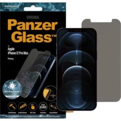 PanzerGlass Displayschutzfolie P2709, Privacy, Antibakteriell, Für Apple IPhone 12 Pro Max