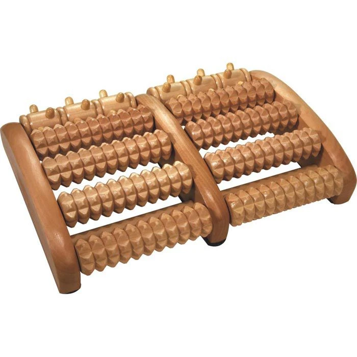 Croll&Denecke Fußmassagegerät Fußroller, 2 X 5 Rollen, Holz 1 Croll&Denecke Fußmassagegerät Fußroller, 2 X 5 Rollen, Holz
