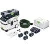 Festool Nass-Trockensauger Absaugmobil Cleantec, CTMC MIDI I-Plus, 15 L, 4x18V/5,0Ah, Staubklasse M