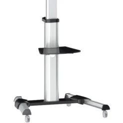 LogiLink TV-Ständer BP0025, Silber, Schwarz, TV-Standfuß 37-70 Zoll, Mit Zwischenboden & Rollen -Angebote HausGlanz Store 4c180da4e3004ef9fabc28b525d03b9572ef75eb tv staender logilink bp0025 silber schwarz