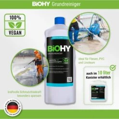 BiOHY Grundreiniger 024-001, 100% Vegan, Für Hartböden, 1 Liter -Angebote HausGlanz Store 4cef1e6c0e78c461341c303827ddf467ad18e358 grundreiniger biohy 100 vegan nachhaltig bio