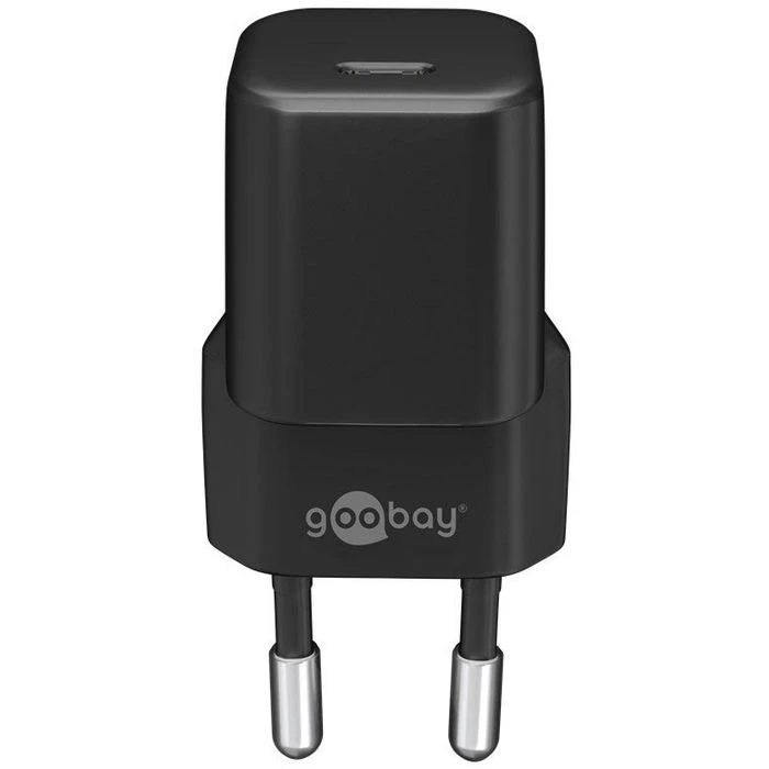 Goobay USB-Ladegerät Nano 59357, 20W, 3A, Schwarz, 1x USB C, 1 Port 4 Goobay USB-Ladegerät Nano 59357, 20W, 3A, Schwarz, 1x USB C, 1 Port – Bild 4