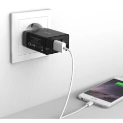 Anker USB-Ladegerät PowerIQ USB Charger 24W, 2,4A, Schwarz, 2x USB A, 2 Port -Angebote HausGlanz Store 4e799281feedbb93be2910dd06b3a6a67ad4c4e6 usb ladegeraet anker poweriq usb charger 24w 2 4a