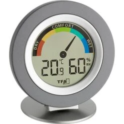 TFA Thermo-Hygrometer 30.5019 Cosy Digital, Grau