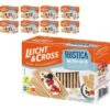 Leicht&Cross Knusperbrot Rustica Weizen-Hafer, Je 130g, 8 Pack