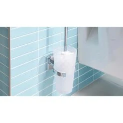 Tesa WC-Bürste Klaam, Weiß / Chrom, Bürstenhalter Aus Glas, Zur Wandmontage 10 Tesa WC-Bürste Klaam, Weiß / Chrom, Bürstenhalter Aus Glas, Zur Wandmontage -Angebote HausGlanz Store 5138f43965c99948d40ea6ade928ef9ebff90347 wc buerste tesa klaam weiss chrom