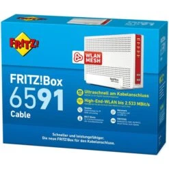AVM WLAN-Router FRITZ!Box 6591 Cable, 2533 MBit/s, Basis Für Schnurlostelefone -Angebote HausGlanz Store 5284c3b39cb79f4ba0b58ad6f7e2fa2979ed0e52 wlan router avm fritzbox 6591 cable 1