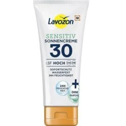 LAVOZON Sonnencreme Sensitiv LSF 30, Wasserfest, 100ml