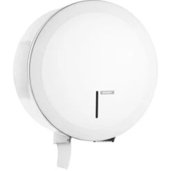 Katrin Toilettenpapierspender Gigant L, 997016, Metall, Für Jumbo Rollen, Weiß