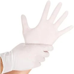 Franz-Mensch Einmalhandschuhe Safe Light, 27059, Nitril, Puderfrei, Weiß, 100 Stück, Größe M -Angebote HausGlanz Store 565e4577a7c9fbbd64d3a419fbe726095729c217 einmalhandschuhe franz mensch safe light 27059