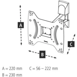 Hama TV-Wandhalterung 118100 Fullmotion, Schwarz, Neigbar, Schwenkbar, 19-48 Zoll 9 Hama TV-Wandhalterung 118100 Fullmotion, Schwarz, Neigbar, Schwenkbar, 19-48 Zoll -Angebote HausGlanz Store 5694f2a827af7e5cedf9e00f449a245674969ed2 tv wandhalterung hama 118100 fullmotion schwarz