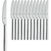 BSF Menümesser Cult 02172-804, Edelstahl, Monoblock, Silber Poliert, Set 12 Stück