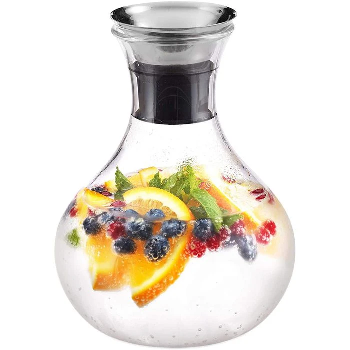 Relaxdays Karaffe 10023435, Mit Deckel, 1,5 Liter 1 Relaxdays Karaffe 10023435, Mit Deckel, 1,5 Liter