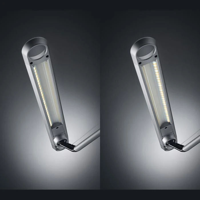 Hansa Schreibtischlampe LED Smart Silber, Dimmbar, USB, QI-Ladegerät, Mit Standfuß 4 Hansa Schreibtischlampe LED Smart Silber, Dimmbar, USB, QI-Ladegerät, Mit Standfuß – Bild 4