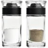 Leonardo Salz-und-Pfefferstreuer Cucina 037715, Set, Aus Glas / Kunststoff, Transparent