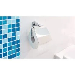 Tesa Toilettenpapierspender Luup Mit Deckel 40288, Ohne Bohren, Metall, Für 1 Kleinrolle, Silber -Angebote HausGlanz Store 5b3ed259f20868d3168cd001e335b29697166340 toilettenpapierspender tesa luup mit deckel 40288