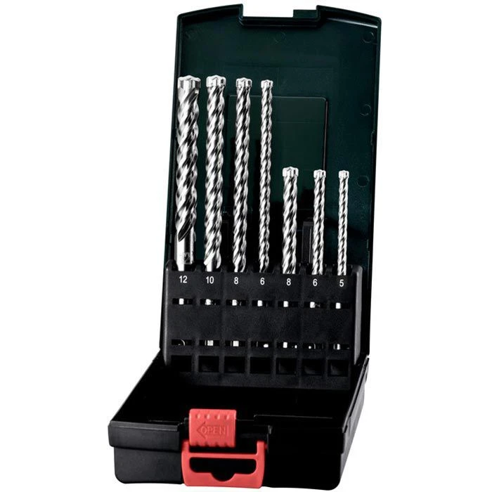 Metabo Bohrer Pro 4 Premium 626245000, SDS+, 7-teiliges Set, Steinbohrer 1 Metabo Bohrer Pro 4 Premium 626245000, SDS+, 7-teiliges Set, Steinbohrer