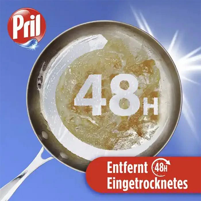 Pril Spülmittel Kraft-Gel Ultra Plus 5+, Selbstaktive Fettlösekraft, Konzentrat, 450ml 2 Pril Spülmittel Kraft-Gel Ultra Plus 5+, Selbstaktive Fettlösekraft, Konzentrat, 450ml – Bild 2
