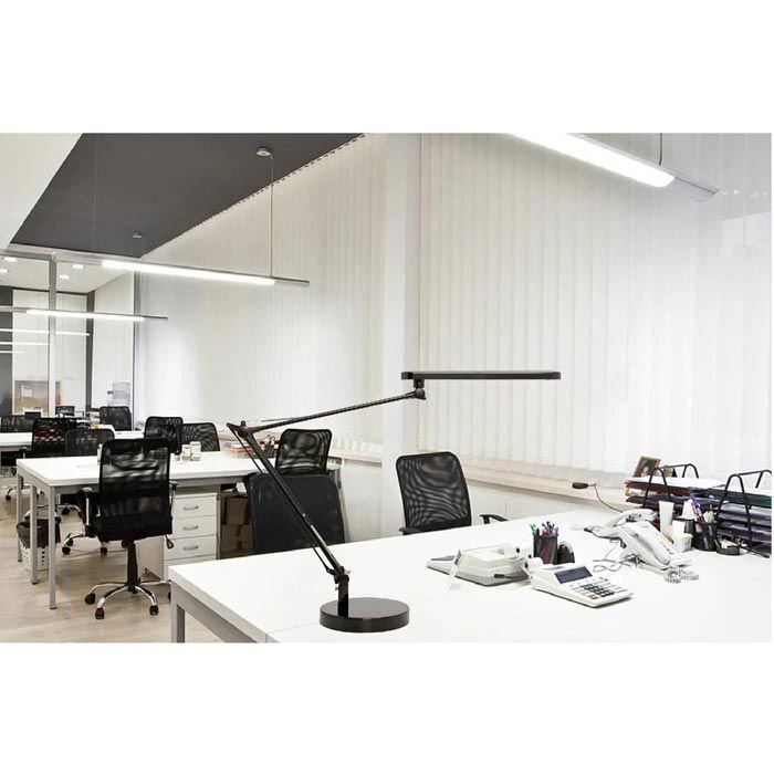 Unilux Schreibtischlampe Mambo 2.0 LED, Standfuß, Tischklemme, Dimmbar, Grau 4 Unilux Schreibtischlampe Mambo 2.0 LED, Standfuß, Tischklemme, Dimmbar, Grau – Bild 4