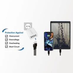 LogiLink USB-Ladegerät PA0211W, 24W, 4,8A, Weiß, 4x USB A, 4 Port -Angebote HausGlanz Store 63c01bf03acae689b617db82306aa304515c5d15 usb ladegeraet logilink pa0211w 24w 4 8a