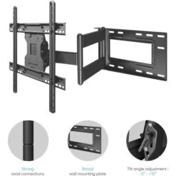 Onkron TV-Wandhalterung M7L-BLK, Schwarz, Neigbar, Schwenkbar, 40-60 Zoll 11 Onkron TV-Wandhalterung M7L-BLK, Schwarz, Neigbar, Schwenkbar, 40-60 Zoll -Angebote HausGlanz Store 6455447e9a05e43f468a5cc6d4feef7e8a9b915b tv wandhalterung onkron m7l blk schwarz