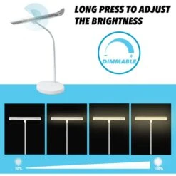 Infitronic Schreibtischlampe IN18LEDKLW LED, Dimmbar, USB, Standfuß, Weiß -Angebote HausGlanz Store 646b225bd9057fa7bd546fd1c2def56c9a60baee schreibtischlampe infitronic in18ledklw led