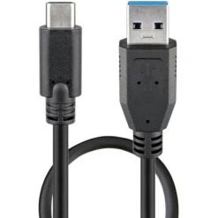 Goobay USB-Kabel 67890, USB 3.0, 1 M, Anschlusskabel, A Stecker / C Stecker