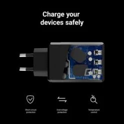 Green-Cell USB-Ladegerät ChargeSource 3, 30W, 2.4A, Schwarz, 3x USB A, 3 Port -Angebote HausGlanz Store 677e51794d3d191d7923f236378864a4c8ed3779 usb ladegeraet green cell chargesource 3 30w 2 4a