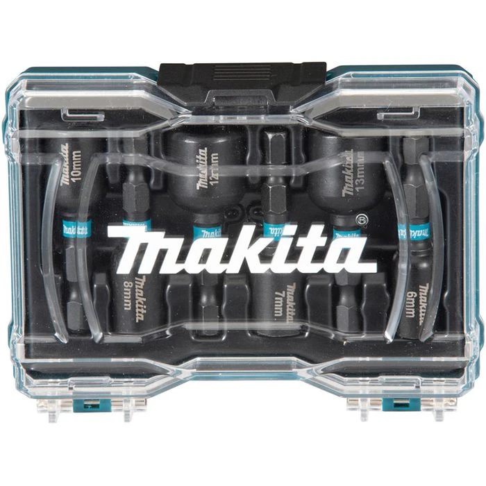 Makita Steckschlüssel E-15768, 6-teilig, 6 - 13mm Schlüsselweite - 50mm Länge, 1/4 Zoll 2 Makita Steckschlüssel E-15768, 6-teilig, 6 - 13mm Schlüsselweite - 50mm Länge, 1/4 Zoll – Bild 2