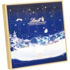 Lindt Adventskalender Weihnachts-Zauber, Pralinenauswahl, Tischkalender Zum Aufstellen 115g