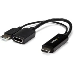 StarTech HDMI-Adapter HD2DP, HDMI DisplayPort, HDMI, USB Stecker / DisplayPort Buchse