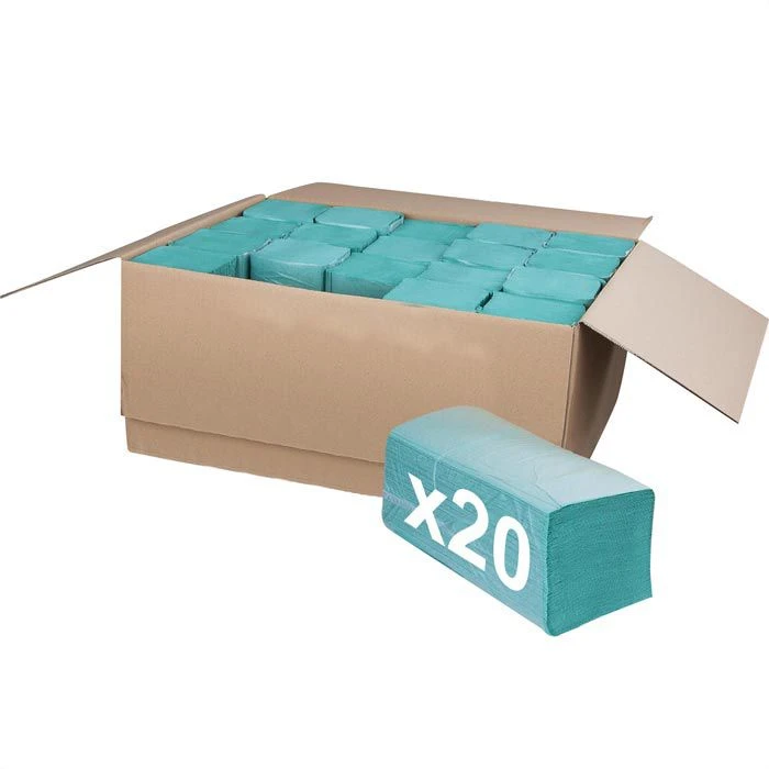 Böttcher-AG Papierhandtücher 1-lagig 25x23 Grün 5000 Stück 1 Böttcher-AG Papierhandtücher 1-lagig 25x23 Grün 5000 Stück