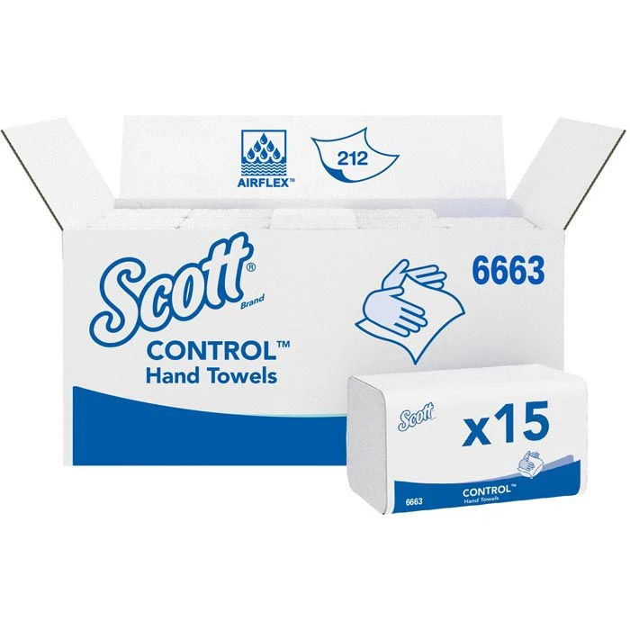 Kimberly-Clark Papierhandtücher Scott Performance, 1-lagig, Interfold-Falz, 21,5 X 31,5cm, 3180 Stück 1 Kimberly-Clark Papierhandtücher Scott Performance, 1-lagig, Interfold-Falz, 21,5 X 31,5cm, 3180 Stück