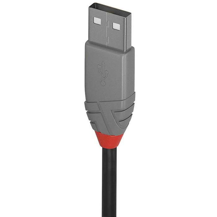 Lindy USB-Kabel 36675 Anthra Line, USB 2.0, 5 M, Anschlusskabel, A Stecker / B Stecker 4 Lindy USB-Kabel 36675 Anthra Line, USB 2.0, 5 M, Anschlusskabel, A Stecker / B Stecker – Bild 4