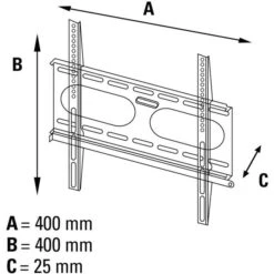Hama TV-Wandhalterung 11757 Fix, Schwarz, Starr, 32-56 Zoll -Angebote HausGlanz Store 6f4669bf091e2c71017bd14a3970c42dd2ad4b0f tv wandhalterung hama 11757 fix schwarz