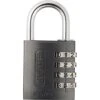 Abus Vorhängeschloss 145/40, 41mm, 4-fach Zahlenschloss, Wetterfest, Level 4, Titan
