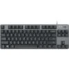 Logitech Tastatur K835 TKL Mechanical Red Linear, Mit Mechanischem Tastenfeld