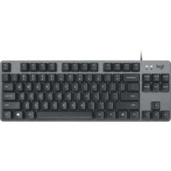 Logitech Tastatur K835 TKL Mechanical Red Linear, Mit Mechanischem Tastenfeld